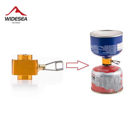 Widesea Camping Stove Propane Refill Adapter Gas Burner Gas Filling Butane Cylinder