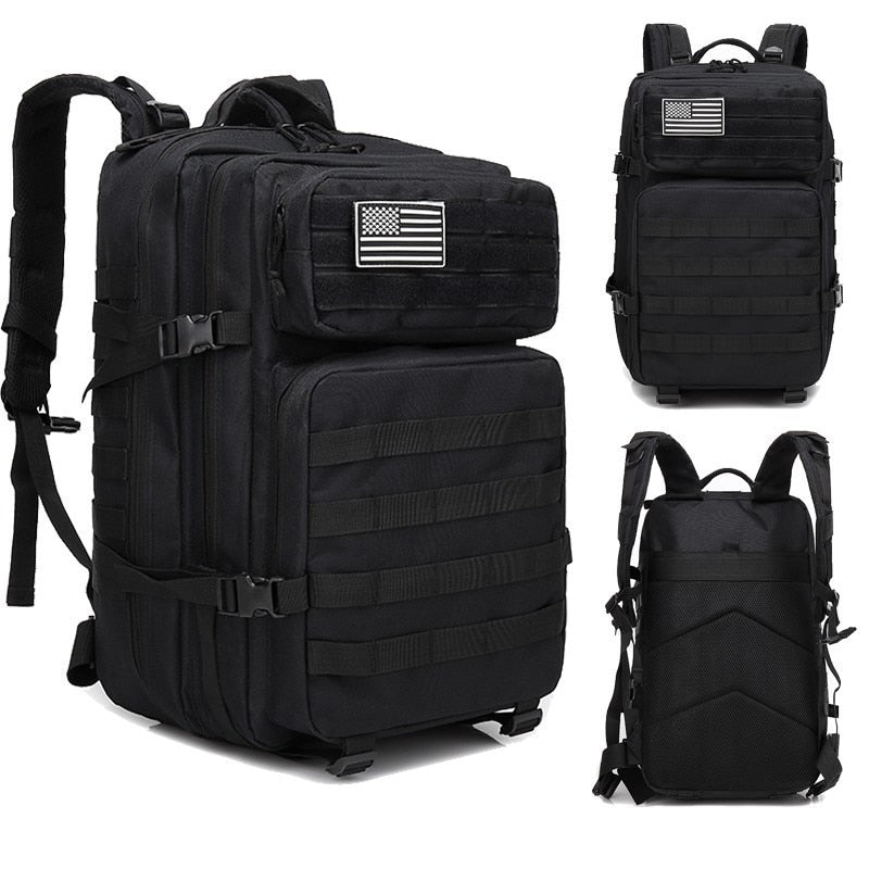 50L Man/Women Hiking Trekking Bag Military Tactical Backpack Army Waterproof Molle