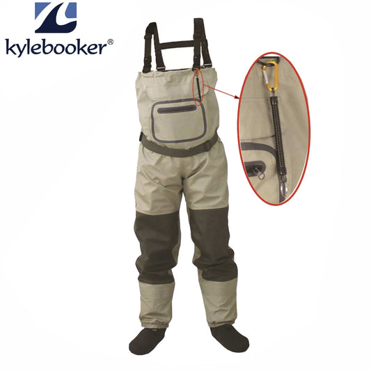 Fly Fishing Chest Waders Breathable Waterproof Stocking foot River Wader Pants