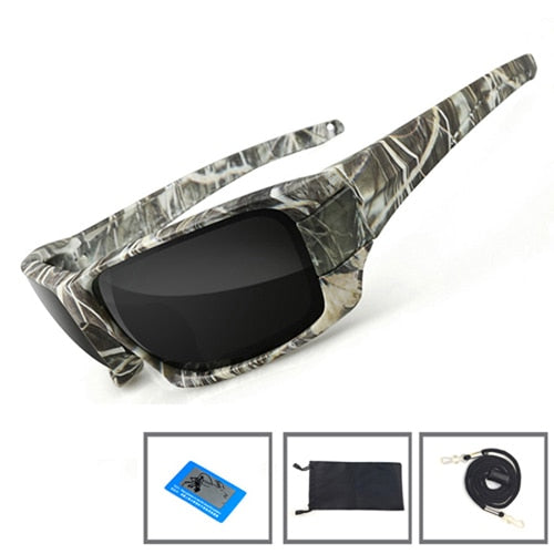 NEWBOLER Fishing Sunglasses 4 Polarized UV lens Camouflage Frame Men Women