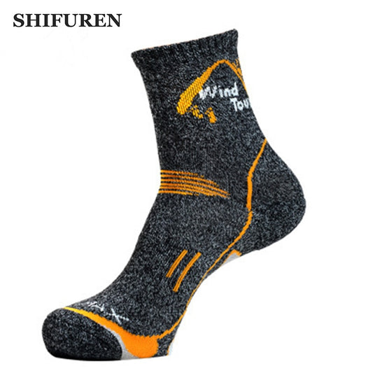 3Pairs Men's Coolmax Socks Men Outdoor Sock Hiking Quick-Drying sport socks Winter