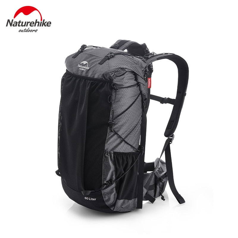 Naturehike 60L+5L Camping Backpack 1.16kg High Capacity 15kg Load Camping Backpack