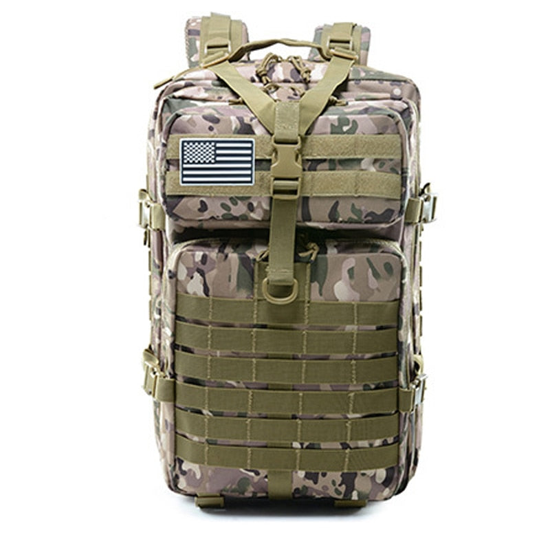 Tactical Backpack 50L Military Backpack Assault Tactical Infantry Rucksack Sports Camping