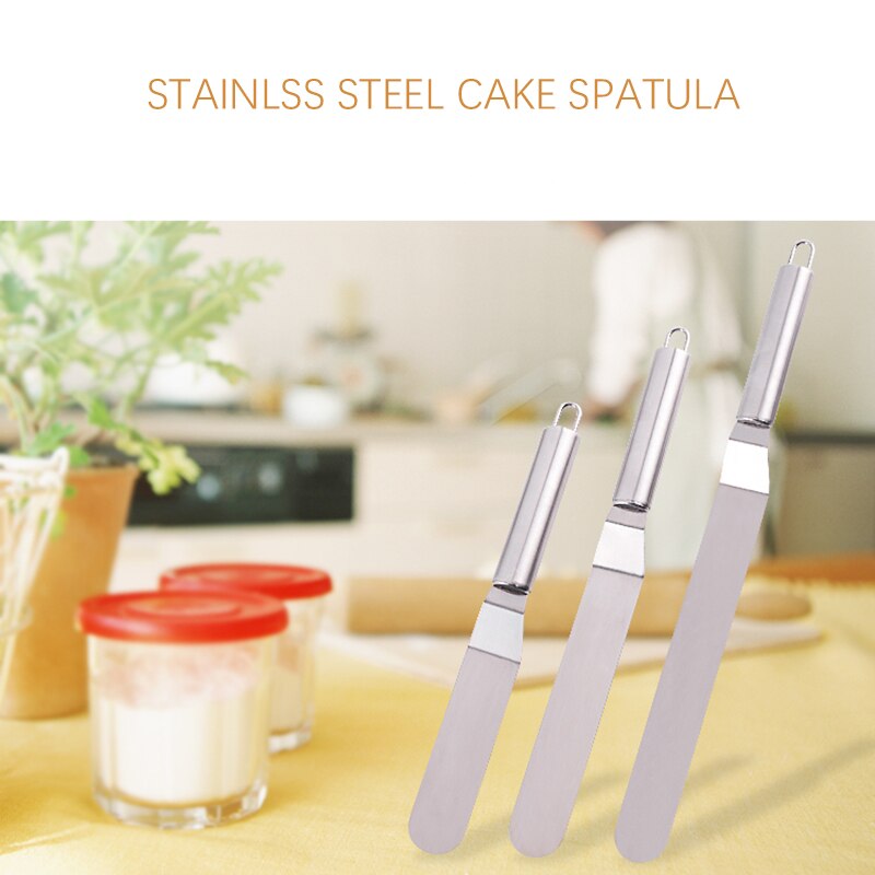 Stainless Steel DIY Cake Handle Cream Spatula Decorating Tools Baking And Pastry Cake