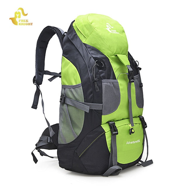 50L Hiking Backpack Climbing Bag Outdoor Rucksack Camping Trekking