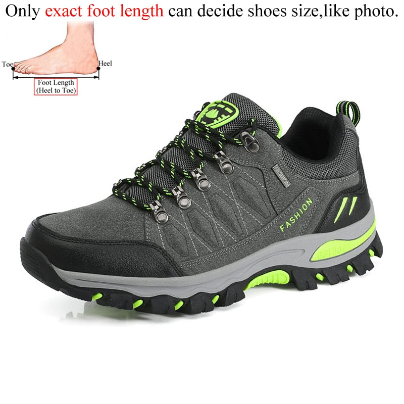 Autumn Spring Women Outdoor Leather Trekking Hiking Shoes Woman Mountain Sneake