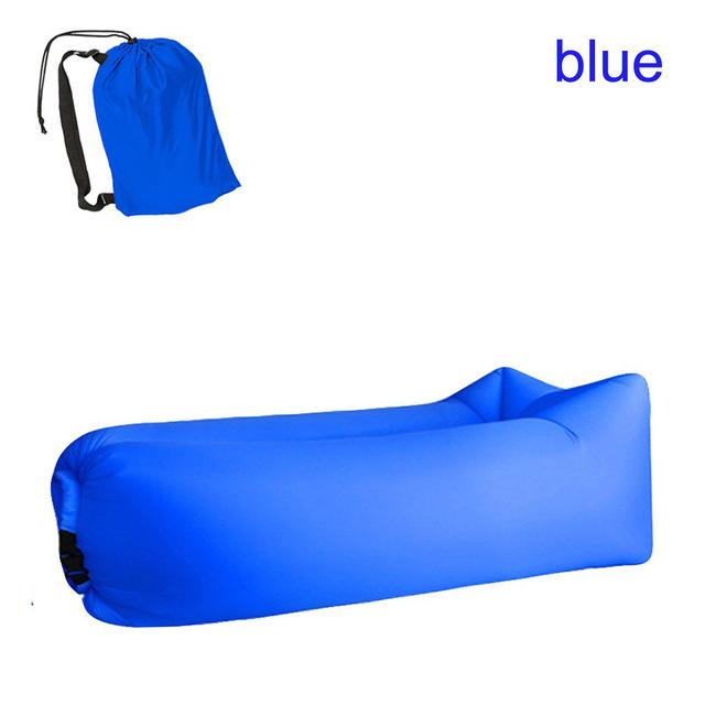 Camping Inflatable Lounger Sleeping Bag Portable Soft Ultralight Down Beach Equipment