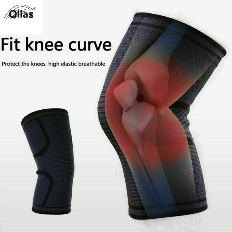 1PCS Elastic Sports Leg Knee Support Brace Wrap Protector Leg Compression Safety