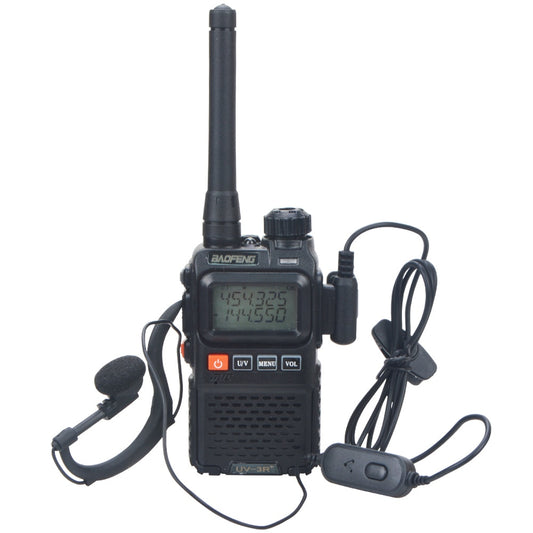 Baofeng UV-3R+ Pro Dual Band VHF/UHF 99CH Mini Walkie Talkie VOX Compact