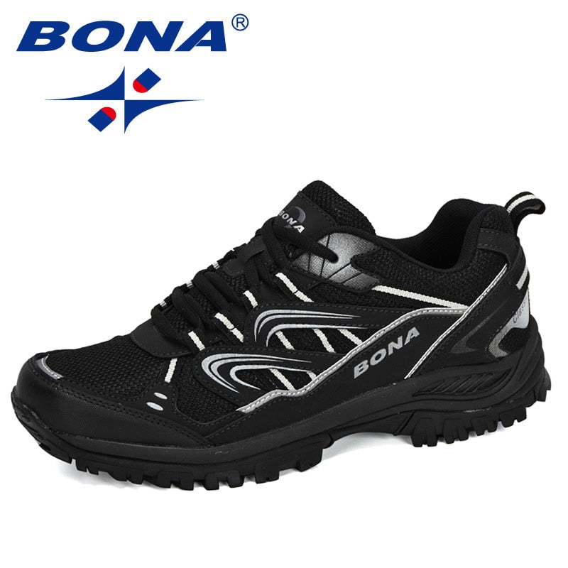 BONA New Designers Popular Sneakers Hiking Shoes Men