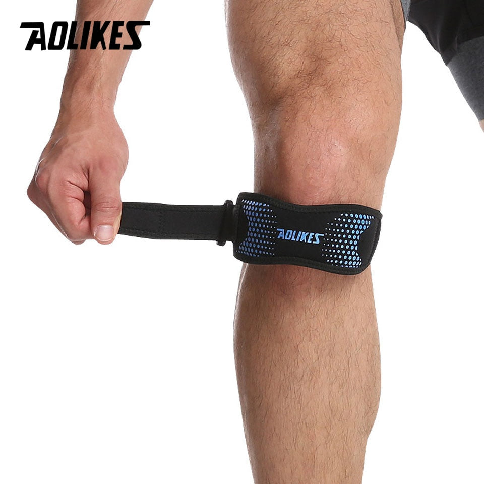 AOLIKES 1PCS Adjustable Knee Pad Knee Pain Relief Patella Stabilizer Brace Support