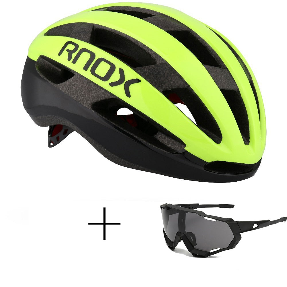 Rnox Aero Bicycle Safety Ultralight Road Bike Helmet Red MTB Cycling City Helmet Outdoor