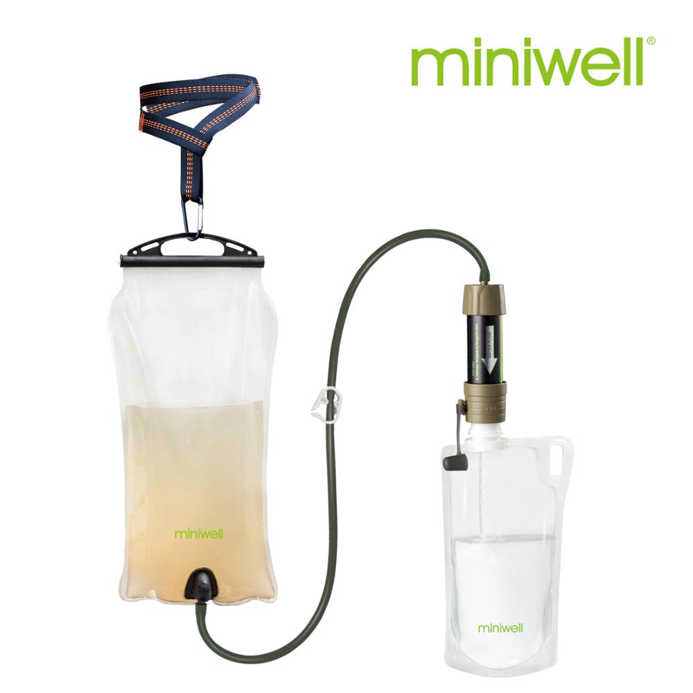 Miniwell outdoor water filter Gravity Water Filter System