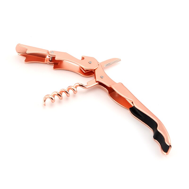 Double Hinged Corkscrew, Upgraded Heavy Duty Wine Opener with Foil Cutter