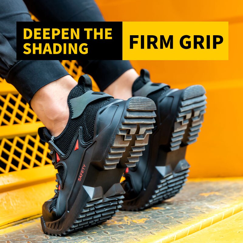 Lightweight safety shoes, comfortable, men and women sports, anti-piercing and foot protection