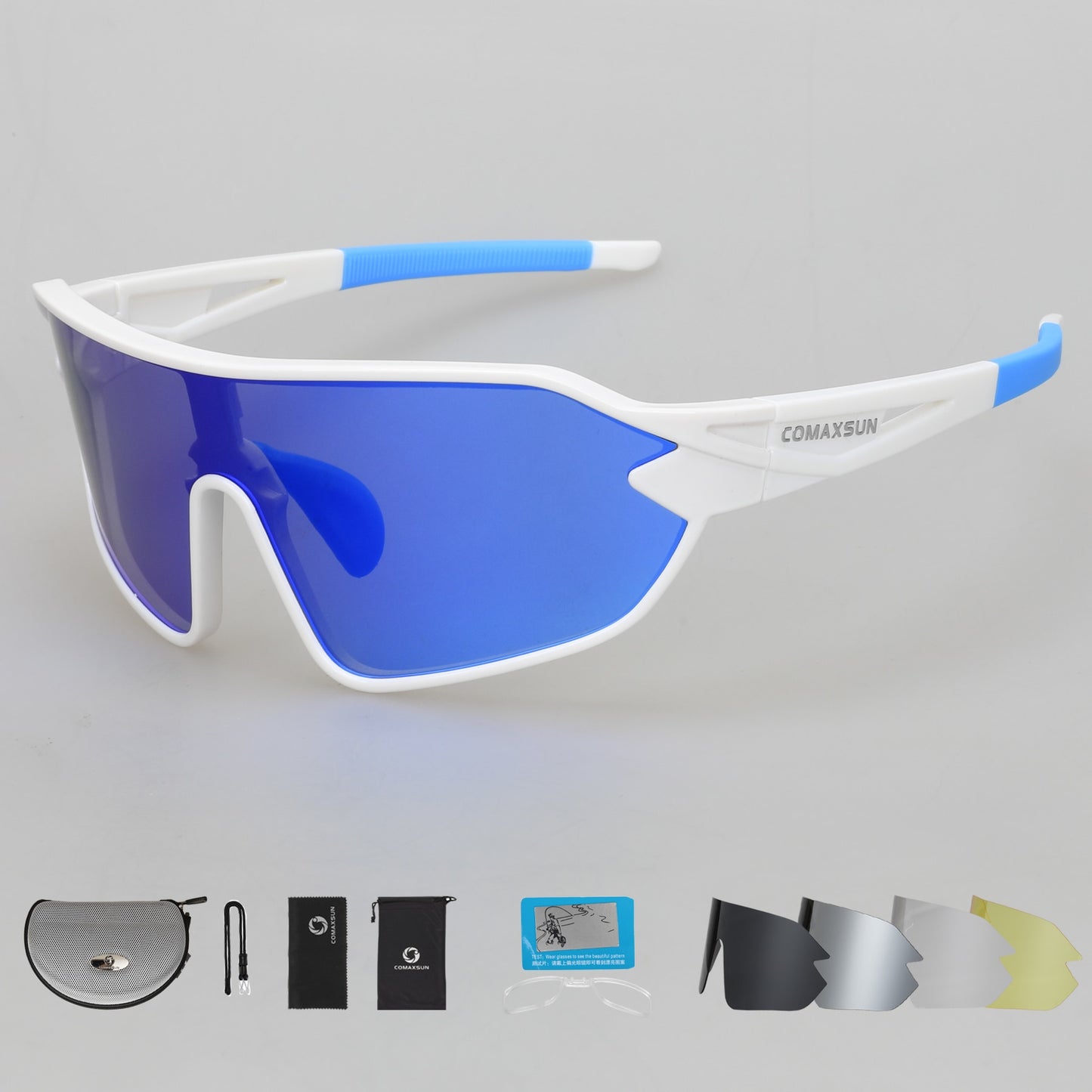 COMAXSUN Professional Polarized Cycling Glasses Bike  Sports Bicycle Sunglasses