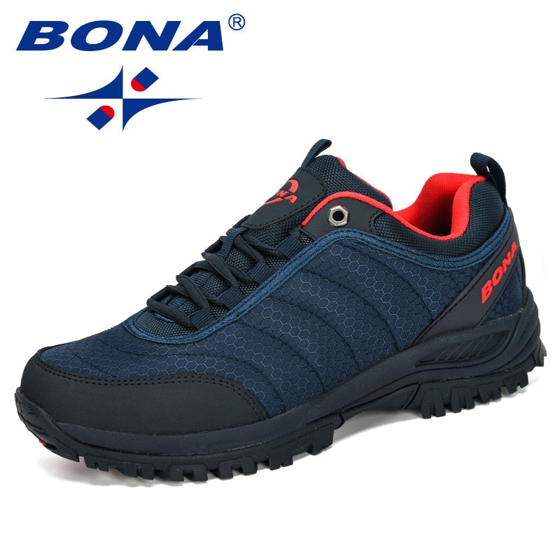 BONA New Arrival Hiking Shoes Man Mountain Climbing Shoes Trainer Footwear Men