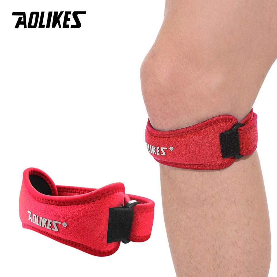 AOLIKES 1PCS Adjustable Knee Pad Knee Pain Relief Patella Stabilizer Brace Support