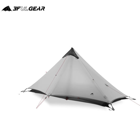 3F UL GEAR LanShan Ultralight Camping Tent 1 Person 3 Season Professional 15D Silnylon