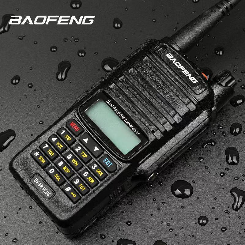 1/2pcs High power 10W 4800mah BaoFeng UV-9R plus  two way radio VHF UHF