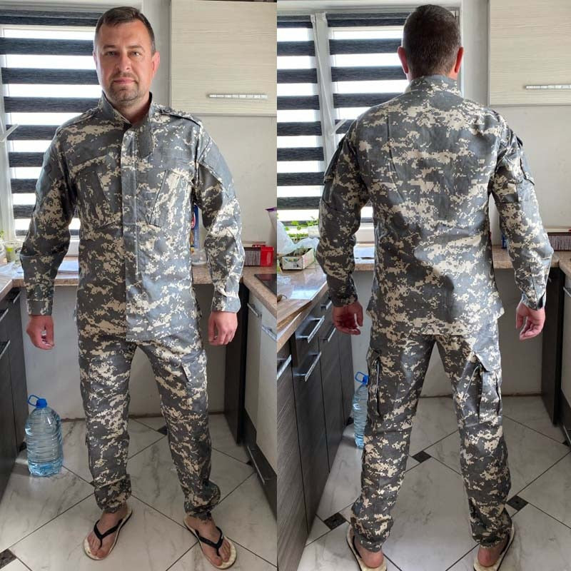 Men Military Uniform Airsoft Camouflage Tactical Suit Camping Army Special