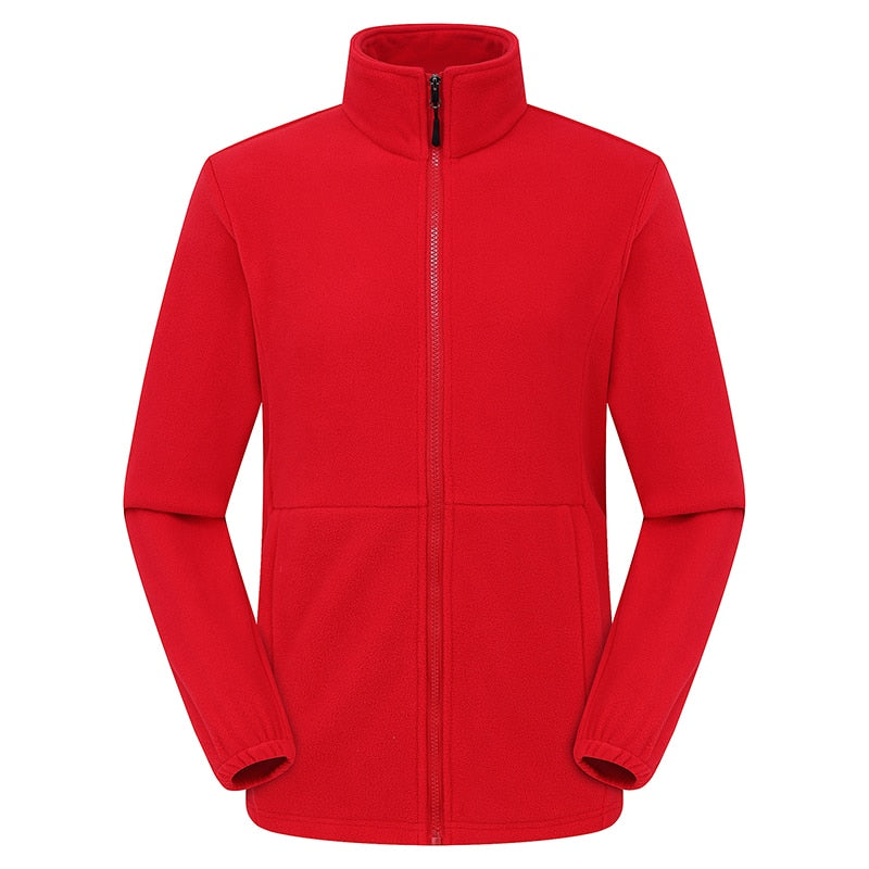 LNGXO Fleece Fabric Sweatshirts Softshell Hunting Hiking Polartec Jacket Men Women