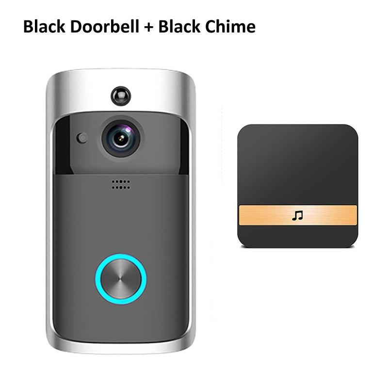 Wsdcam Smart Doorbell Camera Wifi Wireless Call Intercom Video-Eye for Apartments