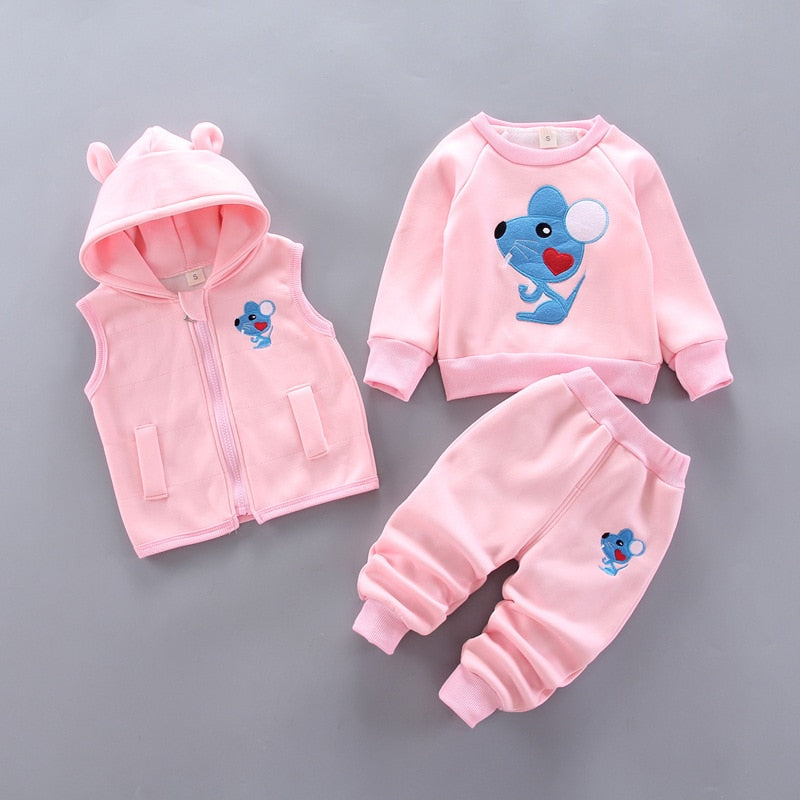 Fashion Baby Boys Clothes Autumn Winter Warm Baby Girls Clothes