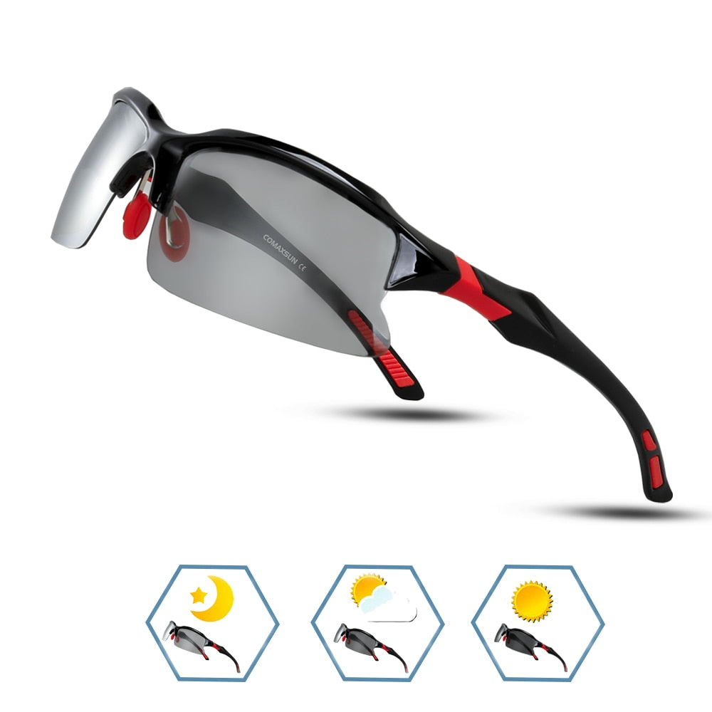 Comaxsun Professional Polarized Cycling Glasses Bike Goggles