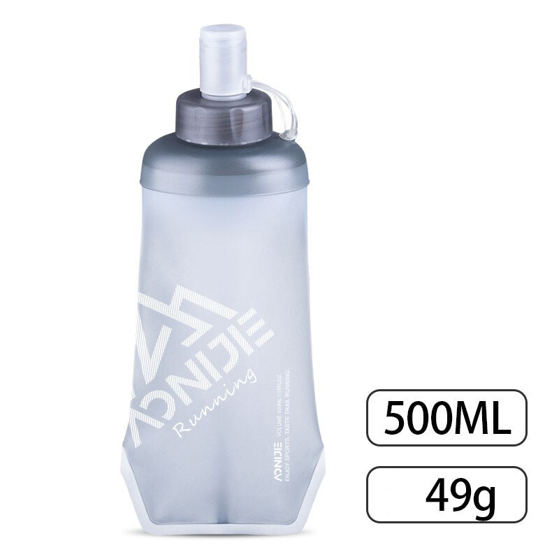 AONIJIE TPU Soft Drink Flask BPA Free Folding Water Bottle Sport Drinkwear