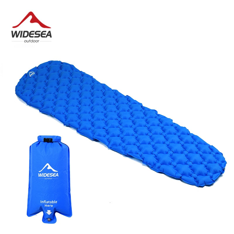 Widesea Camping Inflatable Mattress In Tent Folding Camp Bed  Sleeping Pad