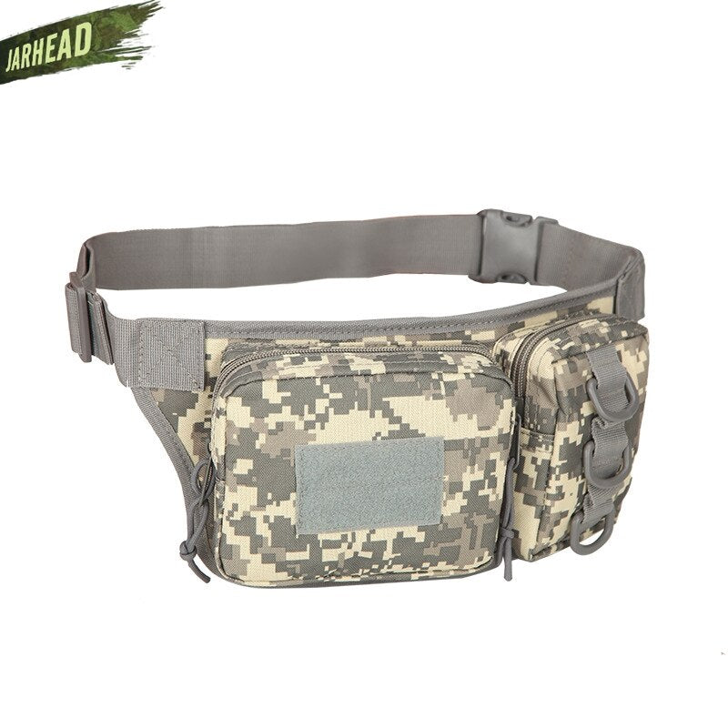 Tactical Waterproof Men Waist Pack Hiking nylon Waist Bag Outdoor Army Military