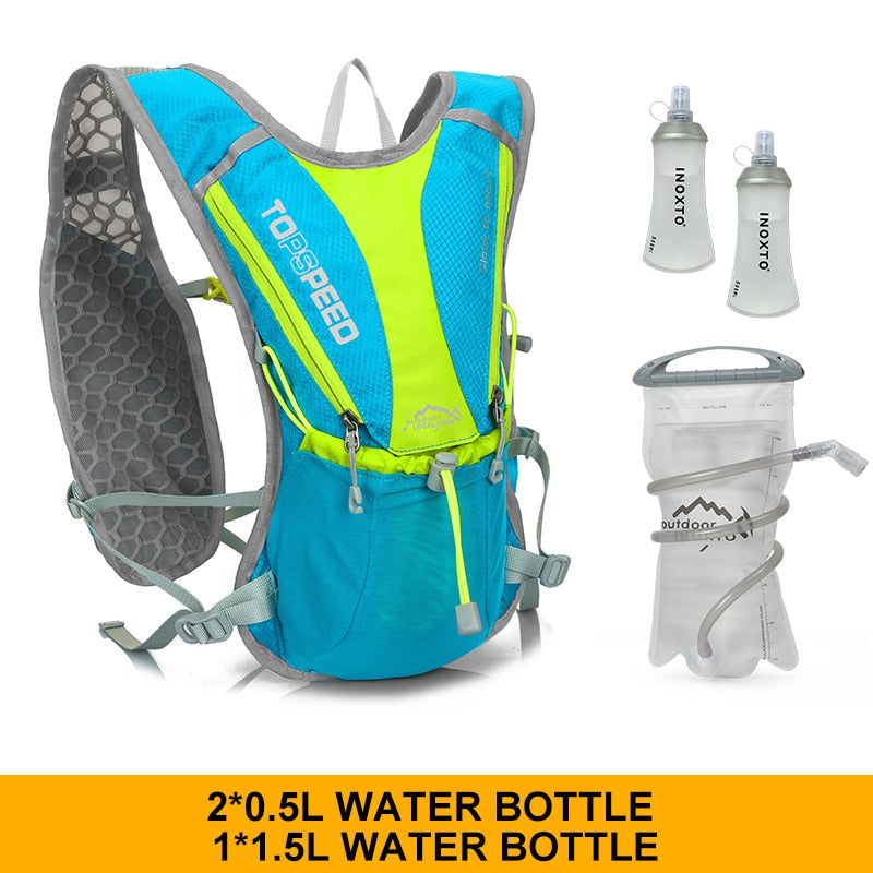 Running, cycling, trail running, hiking, marathon, ultra-light outdoor water bag backpack