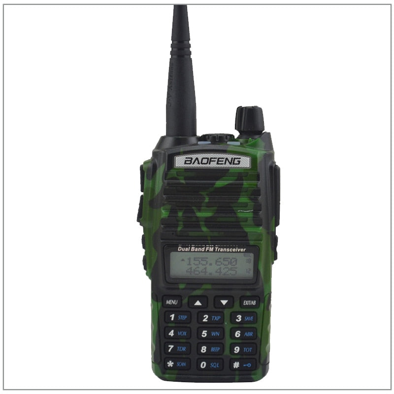 walkie talkie baofeng uv-82 dual band VHF/UHF 136-174/400-520MHz Double PTT 5W