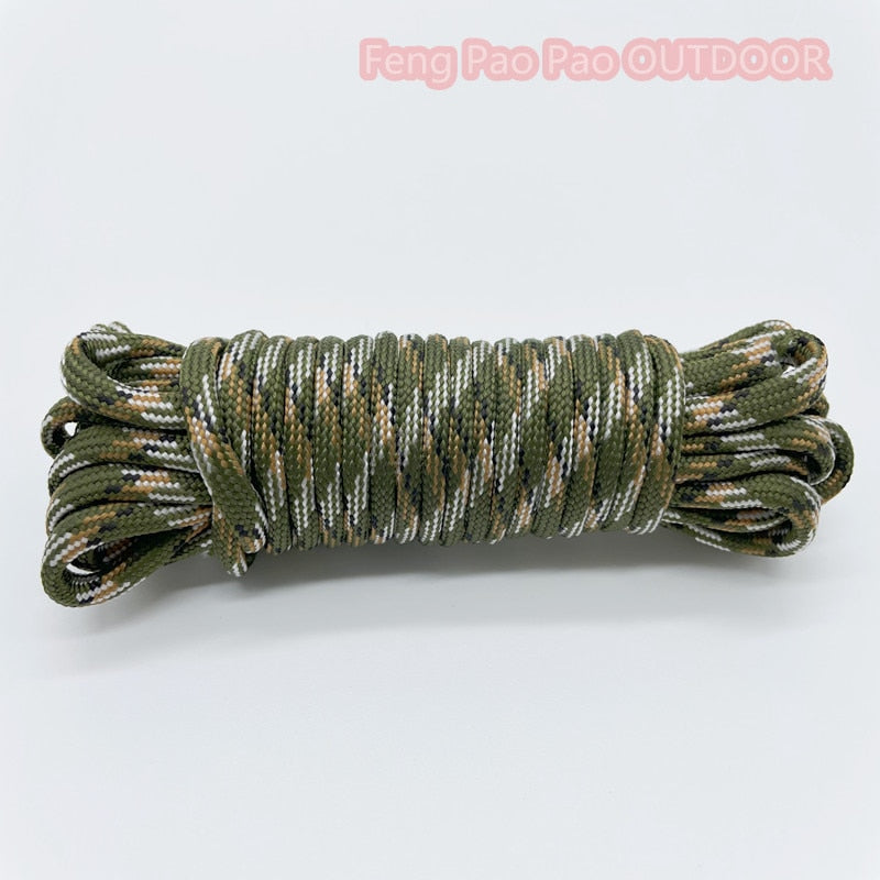 5 Meters Dia.4mm 7 Stand Cores Parachute Cord Lanyard Outdoor Camping Rope