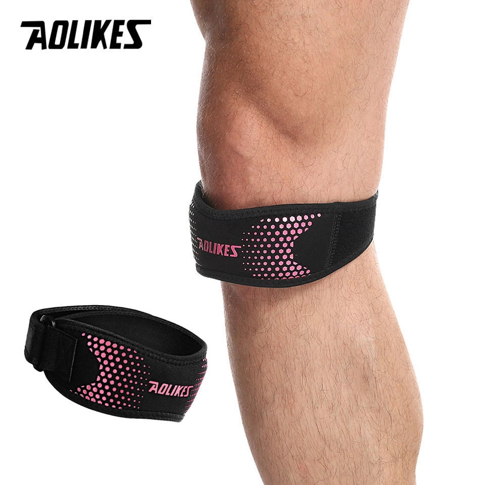 AOLIKES 1PCS Adjustable Knee Pad Knee Pain Relief Patella Stabilizer Brace Support