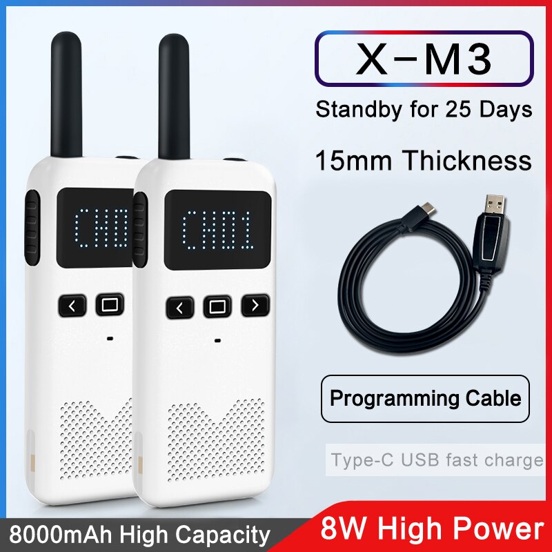 Walkie Talkie 2PCS KSUN M3 Two Way Radio Portable Radios Comunicador Transceiver