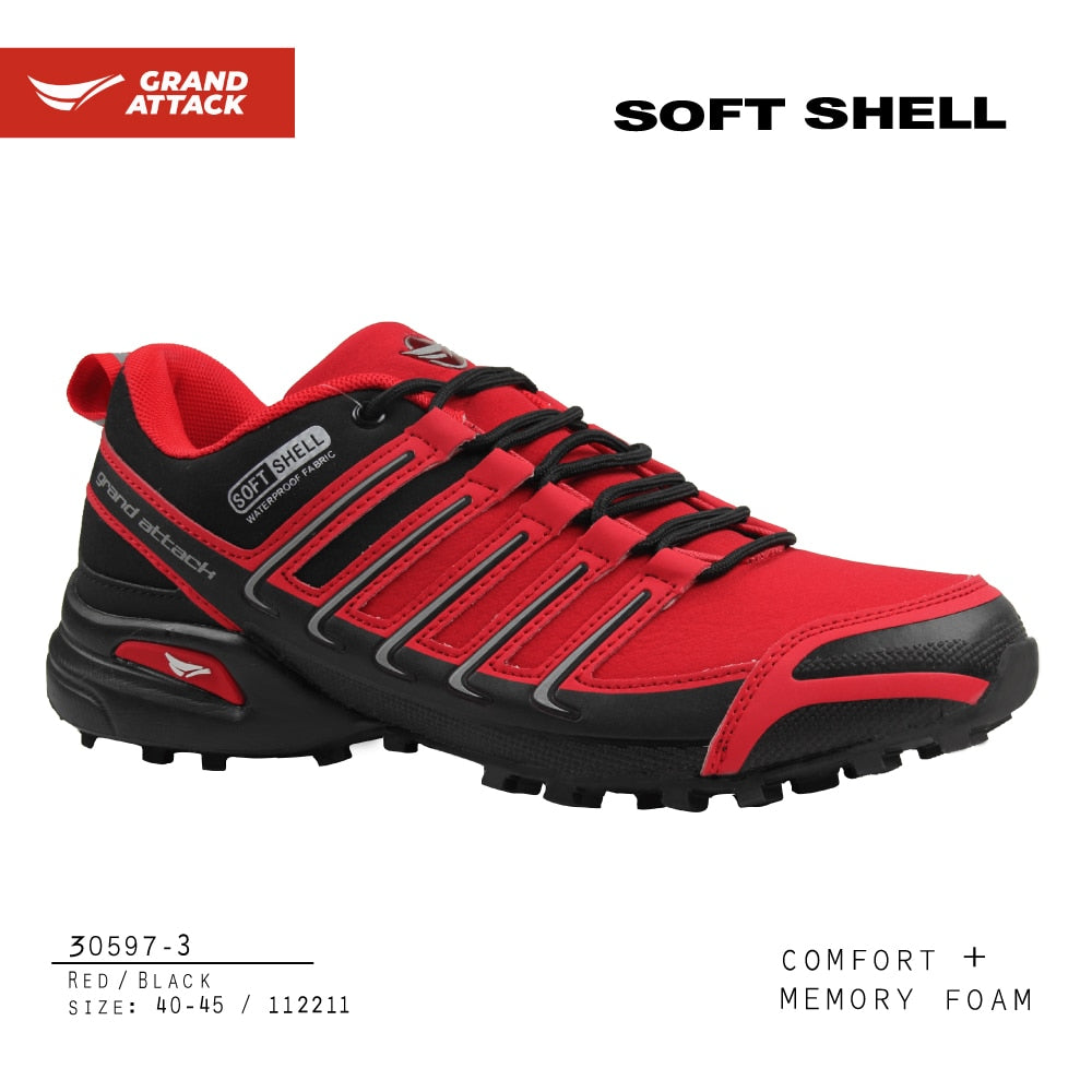 Grand Attack Men&#39;s Shoes Trail Running Sneakers Outdoor Walking Hiking Trekking