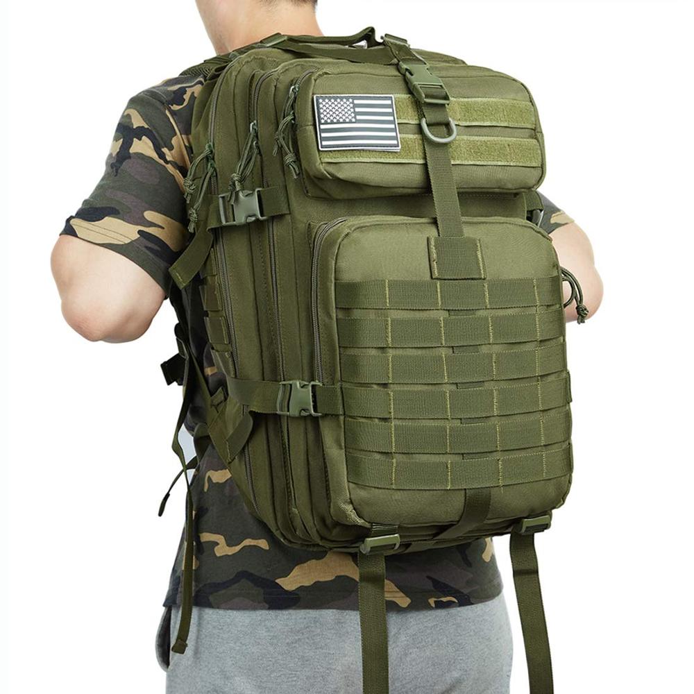 50L Military Tactical Assault Backpack Waterproof Army Molle Back Pack