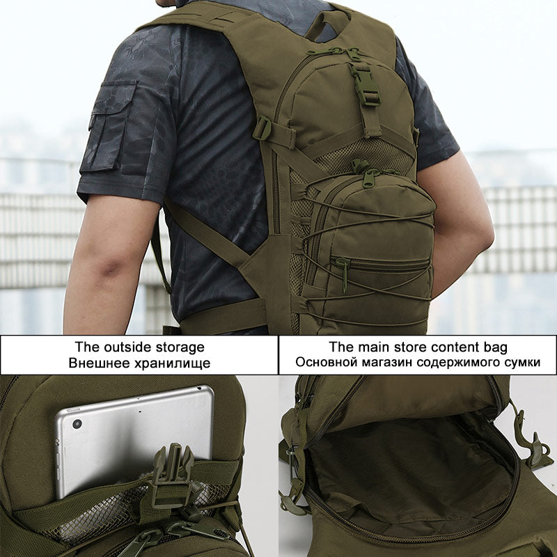 15L Molle Tactical Backpack 800D Oxford Military Hiking Bicycle Backpacks Outdoor