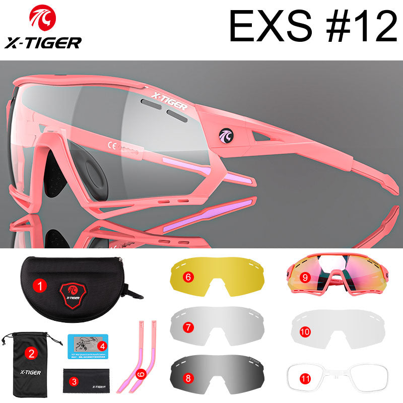 Cycling Sunglasses Photochromic UV400 Sports Cycling Glasses MTB Racing Men