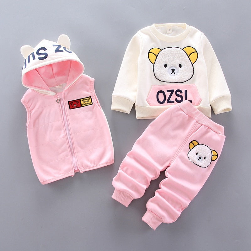 Fashion Baby Boys Clothes Autumn Winter Warm Baby Girls Clothes