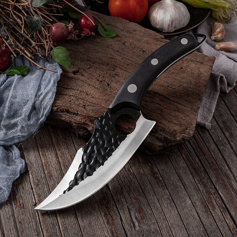 6&#39;&#39; Meat Cleaver Butcher Knife Stainless Steel Hand Forged Boning Knife