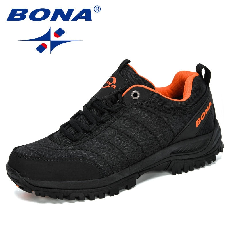 BONA New Arrival Hiking Shoes Man Mountain Climbing Shoes Trainer Footwear Men