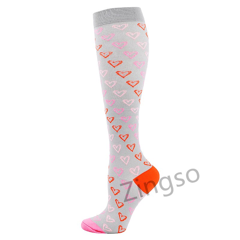 Compression Stockings Men Women Hiking Running Socks 20-30 MmHg Flight Pregnancy