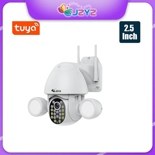 3MP Floodlight Security Cameras With Wifi Tuya Smartlife Google Alexa AI Auto Tracking