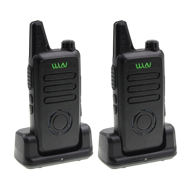 2PCS New WLN KD-C1plus Mini Walkie Talkie KD-C1 plus UHF 400-470MHz Slim