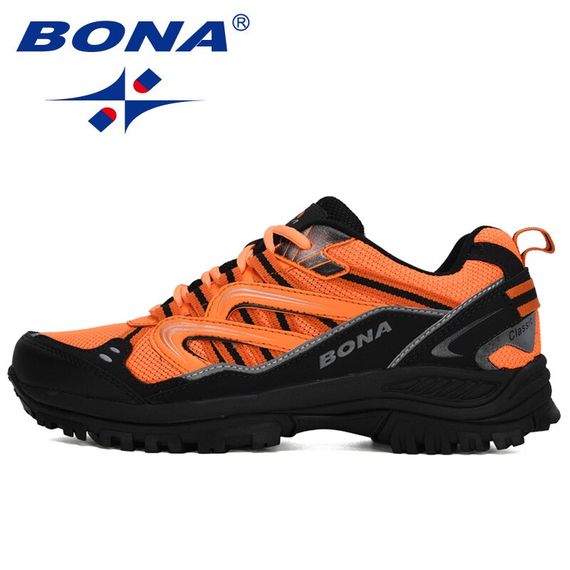 BONA New Designers Popular Sneakers Hiking Shoes Men