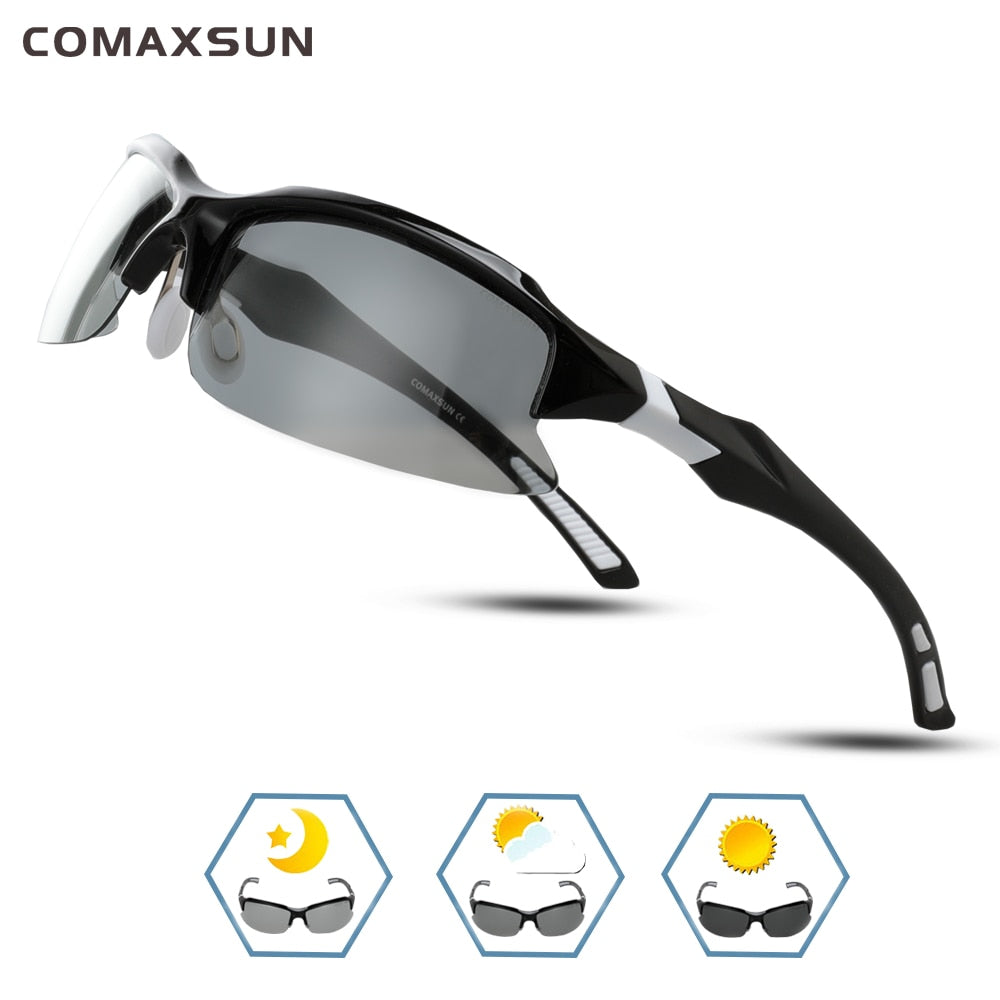 COMAXSUN Professional Polarized Cycling Glasses Bike Bicycle Goggles Driving