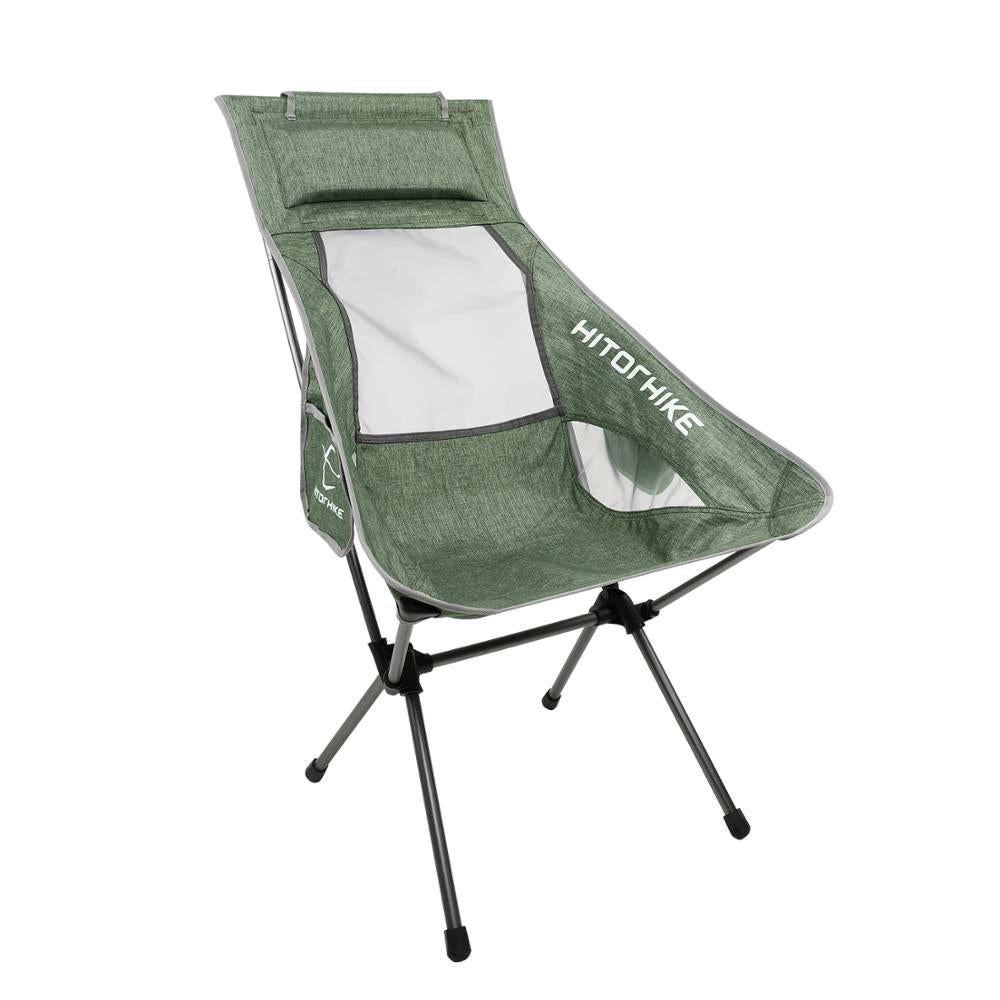 Outdoor Moon Chair Lightweight Fishing Camping BBQ Chairs Portable Folding Extended